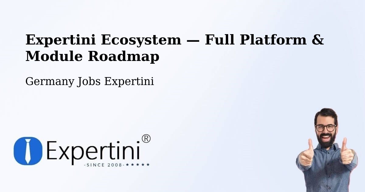 Expertini Ecosystem — Full Platform & Module Roadmap – Wolfen